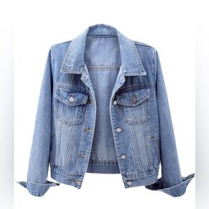 Ladyful Classic Denim Jacket – Size Large
